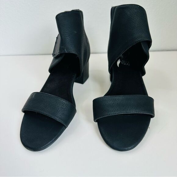 Aerosoles Heel Rest Midpoint Black Ankle Wrap Sandals Size 5.5 - Picture 2 of 7